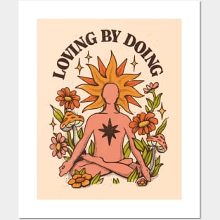 Flower Power Meditation: Loving by doing Posters and Art